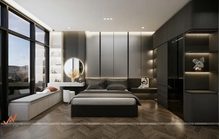 Ý Tưởng Decor Tường Phòng Ngủ Phong Cách Hiện Đại