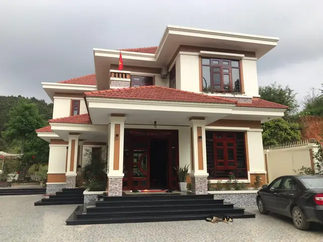 Mẫu Biệt Thự 2 Tầng 150m2 Mái Thái