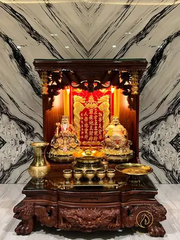 Nhà Hẹp Thì Đặt Bàn Thờ Ông Địa Thần Tài Sao Cho Đúng?