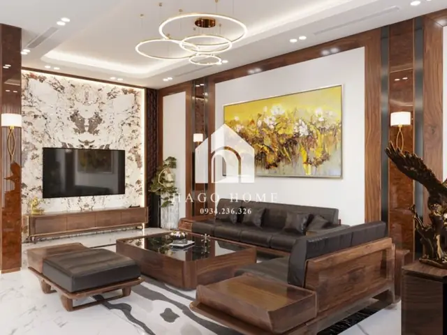 Nội Thất Phòng Khách Gỗ Óc Chó Nội Thất Phòng Khách Gỗ Óc Chó