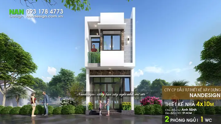 Chi Phí Xây Nhà 1 Trệt 1 Lầu 4×10 Tác Động Bởi Yếu Tố Nào?