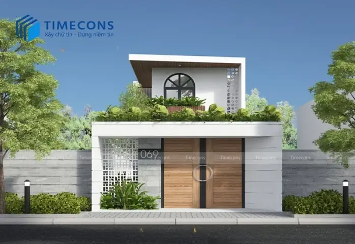 Nhà Ống 2 Tầng Với 200 Triệu Hiện Đại