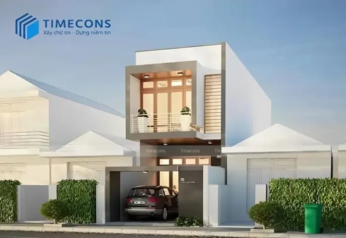 Nhà Ống 2 Tầng Với 200 Triệu Có Gara Để Xe