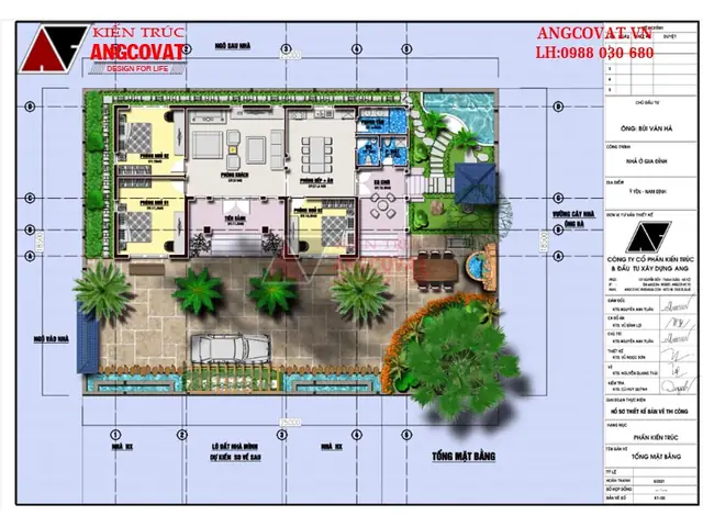 Mẫu 4 Biệt Thự Vườn 1 Tầng Mái Ngói 160m2: Mẫu 4 Biệt Thự Vườn 1 Tầng Mái Ngói 160m2: