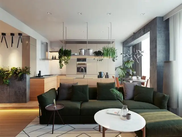 Những Lưu Ý Của Kiểu Thiết Kế Nhà 1 Tầng Phòng Khách Liền Bếp: Những Lưu Ý Của Kiểu Thiết Kế Nhà 1 Tầng Phòng Khách Liền Bếp: