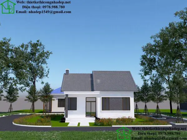 Nhà Cấp 4 Mái Thái Đơn Giản