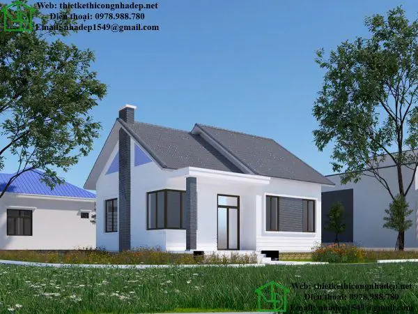 Nhà Cấp 4 Mái Thái Đơn Giản