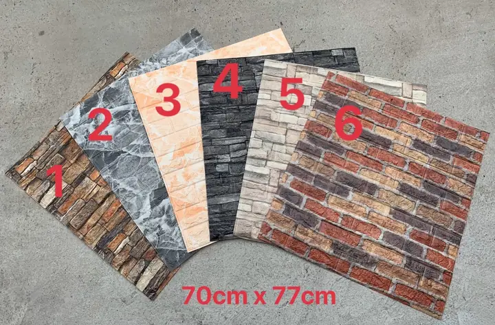 Trang Trí Phối Màu Xốp Dán Tường Phòng Ngủ