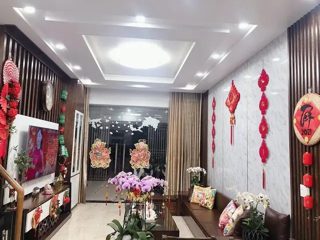 Trang Trí Nhà Cửa Đón Tết Với Ốp Tường Giả Đá