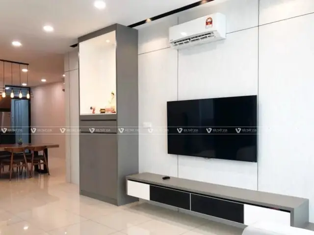 Chất Liệu, Màu Sắc Kệ Tivi Kết Hợp Bàn Thờ