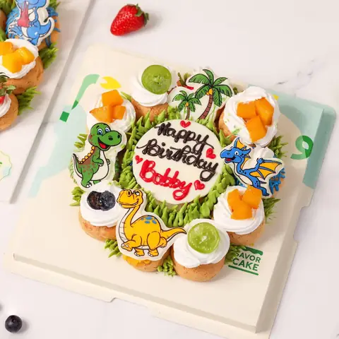 Set Bánh Su Kem Singapore Khủng Long | Savor Cake