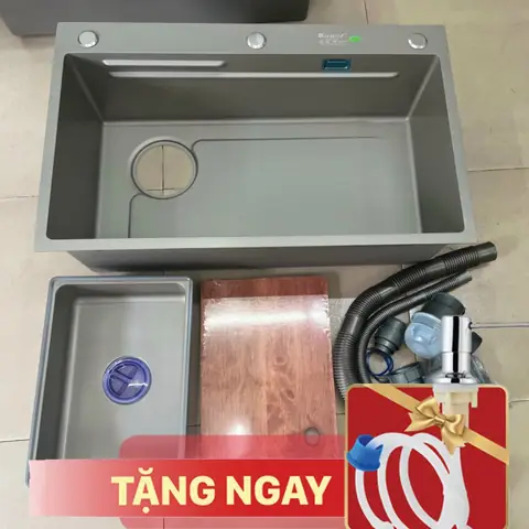 Chậu Rửa Bát Kagol Knb7546 Một Hố Nano Bạc