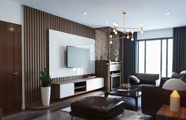 Báo Giá Thanh Lam Gỗ Nhựa Trang Trí Phòng Khách