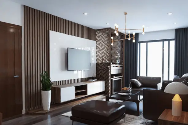 Báo Giá 10+ Mẫu Thanh Lam Gỗ Nhựa Trang Trí Phòng Khách Đẹp Mới ...