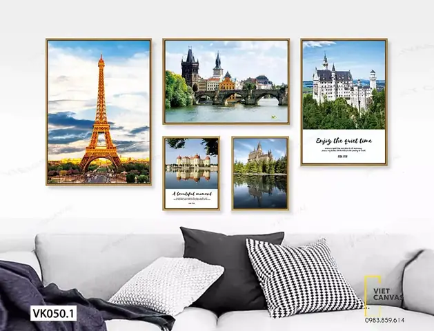 Tranh Treo Cầu Thang - Bộ Tranh Canvas Trang Trí Cầu Thang Đẹp ...