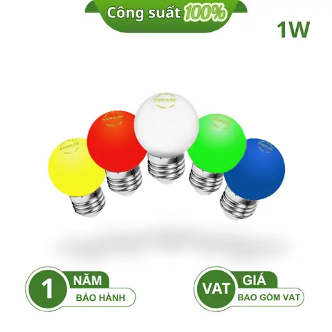 Bóng Đèn Trang Trí 1w Kawaled – Công Suất 100% Bóng Đèn Trang Trí 1w Kawaled – Công Suất 100%