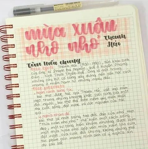 Trang Trí Sổ Calligraphy Bằng Những Vật Liệu Gì?