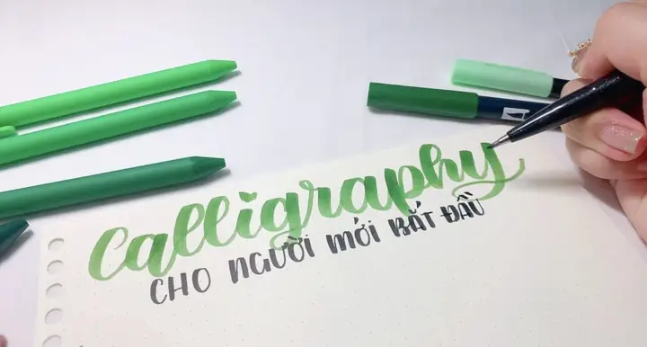 Trang Trí Sổ Calligraphy Bằng Những Vật Liệu Gì?