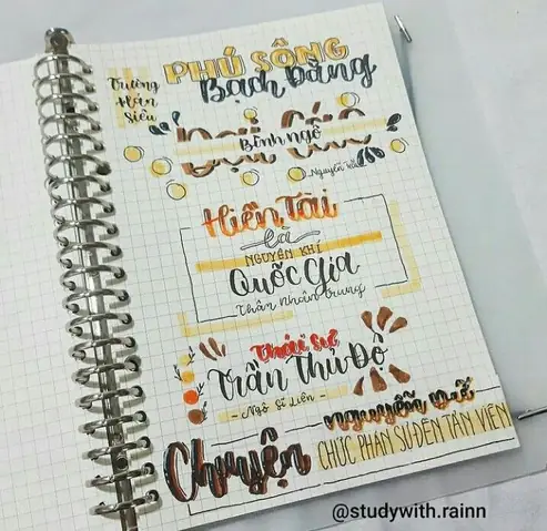 Trang Trí Sổ Calligraphy Bằng Những Vật Liệu Gì?