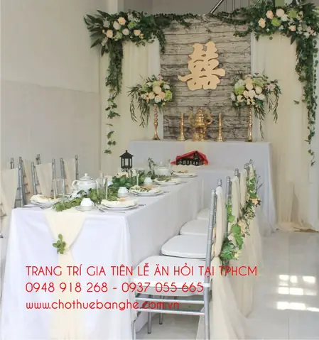 Trang Trí Gia Tiên Lễ Ăn Hỏi Phong Cách Rustic Trang Trí Gia Tiên Lễ Ăn Hỏi Phong Cách Rustic