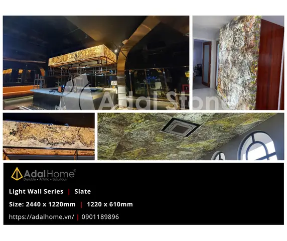 Các Mẫu Đá Ốp Tường Trang Trí Phòng Khách Đẹp