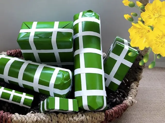 Một Số Mẫu Bánh Chưng, Bánh Tét Bằng Giấy Đẹp