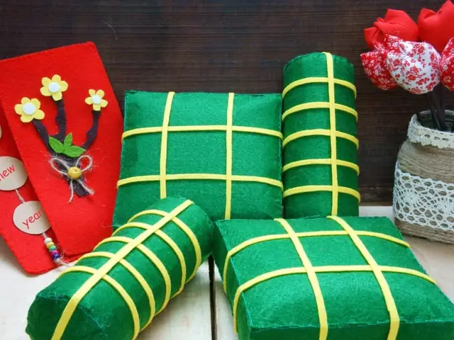 Một Số Mẫu Bánh Chưng, Bánh Tét Bằng Giấy Đẹp