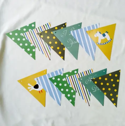 Cách Làm Cờ Dây Trang Trí