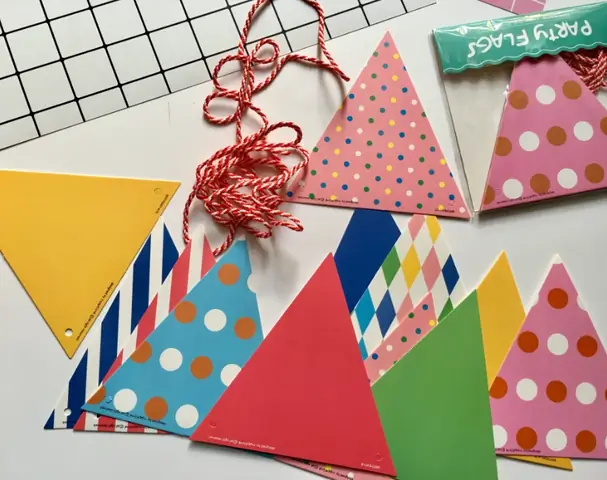 Cách Làm Cờ Dây Trang Trí Sinh Nhật