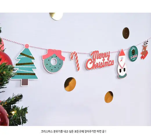 Tuyệt Chiêu Làm Dây Cờ Trang Trí Noel Cực Đơn Giản