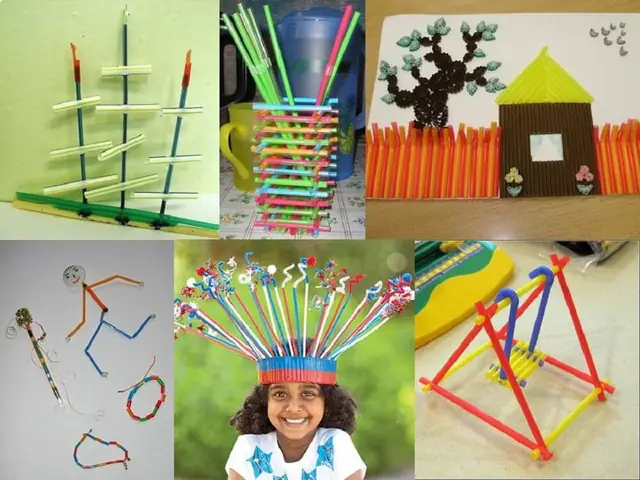 Trang Trí Phòng Ngủ Bằng Ống Hút