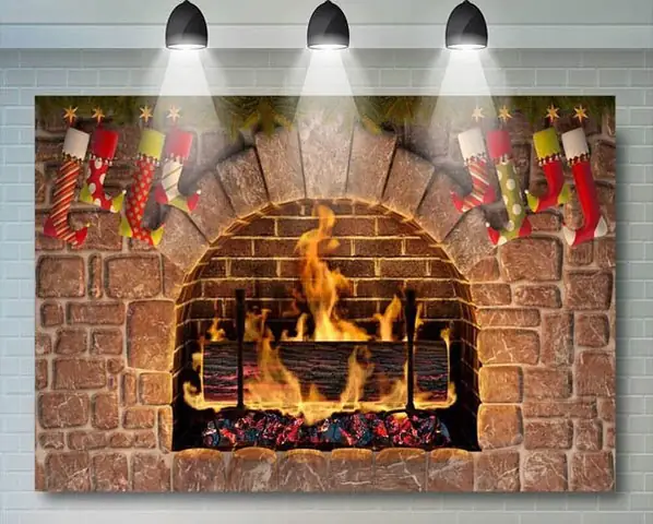 Cách Trang Trí Decal Hình Lò Sưởi Đơn Giản, Tiện Lợi