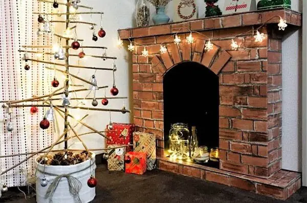 Cách Trang Trí Decal Hình Lò Sưởi Đơn Giản, Tiện Lợi