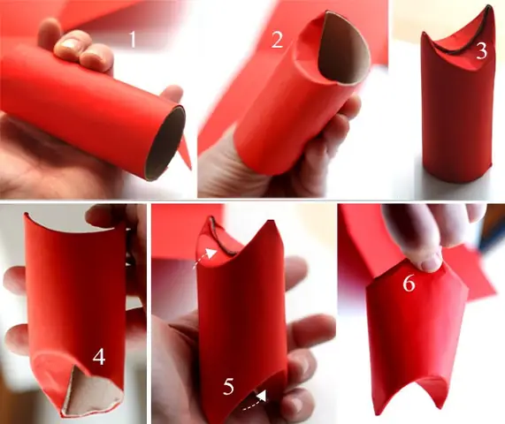 Làm Ông Già Noel Bằng Lõi Giấy