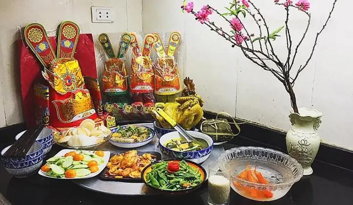 Mâm Cỗ Cúng Ông Táo