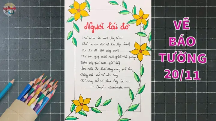 Cách Trang Trí Bài Viết Báo Tường Như Thế Nào?