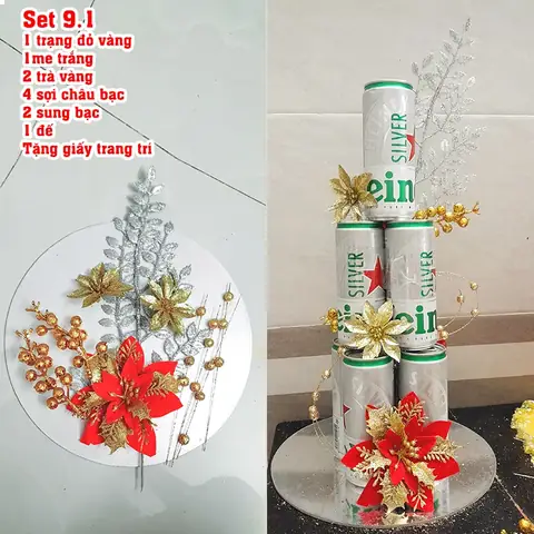 Cách Trang Trí Bia Nước Ngọt Ngày Tết?