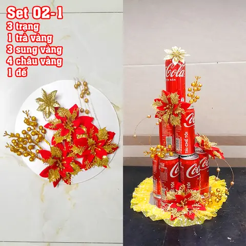 Cách Trang Trí Bia Nước Ngọt Ngày Tết?