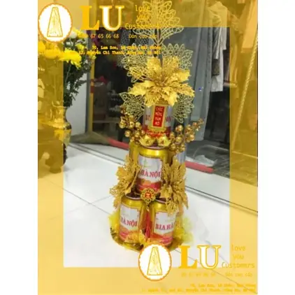 Cách Trang Trí Bia Nước Ngọt Ngày Tết?