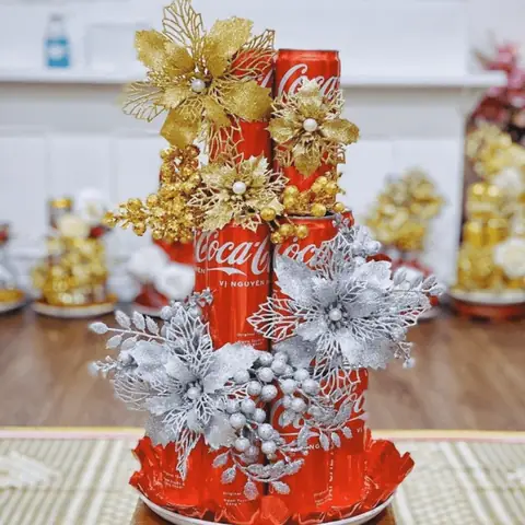 Cách Trang Trí Bia Nước Ngọt Ngày Tết?