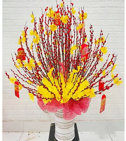 Bước Nào Để Trang Trí Bình Hoa Nụ Tầm Xuân Đẹp Mắt?