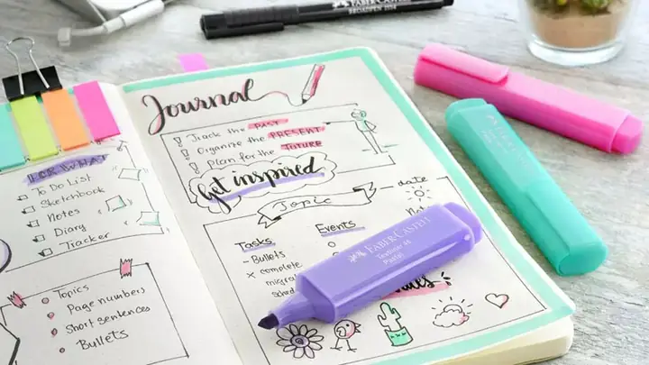 Cách Trang Trí Bullet Journal Như Thế Nào?