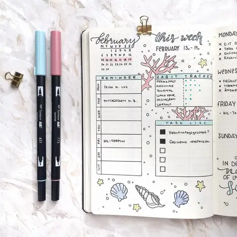 Cách Trang Trí Bullet Journal Như Thế Nào?