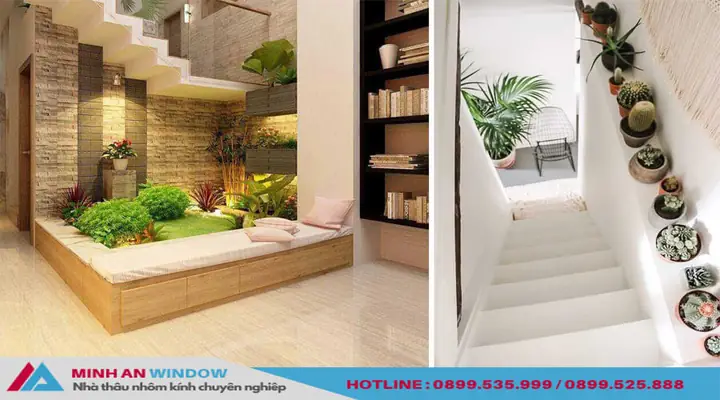 Trang Trí Cầu Thang Phòng Khách Đẹp Với Những Ý Tưởng Hiện Đại