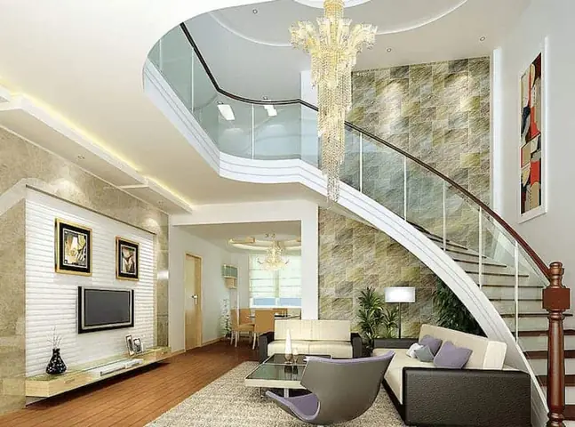 Trang Trí Tường Cầu Thang