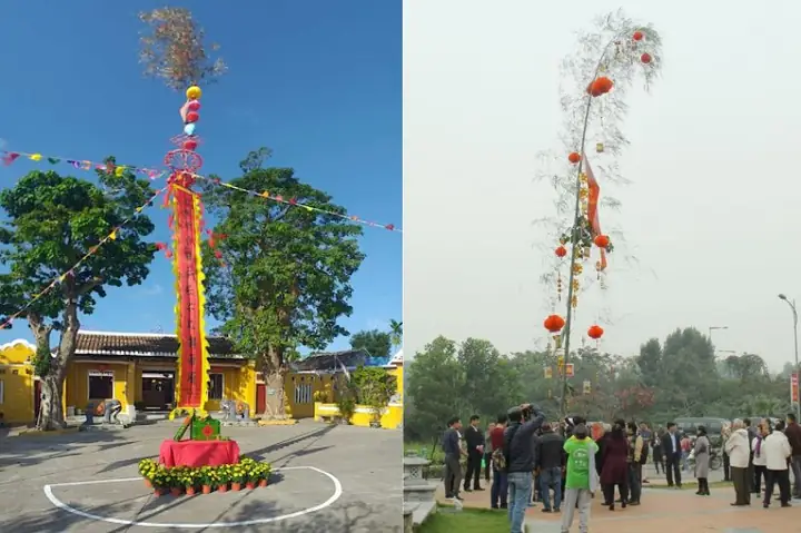 Cách Trang Trí Cây Nêu Ngày Tết Đúng Phong Tục Truyền Thống