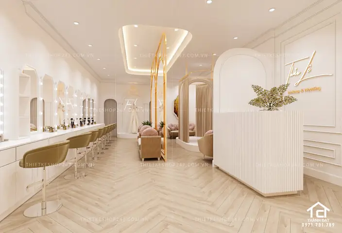 Thiết Kế Shop Áo Cưới Đẹp Sang Trọng Và Hiện Đại – Chị Thanh