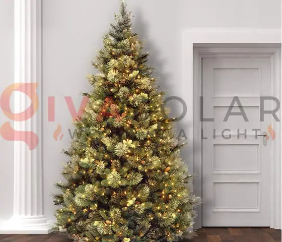 Trang Trí Cây Thông Với Ánh Sáng Dịu Nhẹ