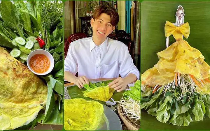 Độc Đáo Thời Trang Từ Các Loại Bánh Miền Tây Của Ntk Nguyễn Minh ...