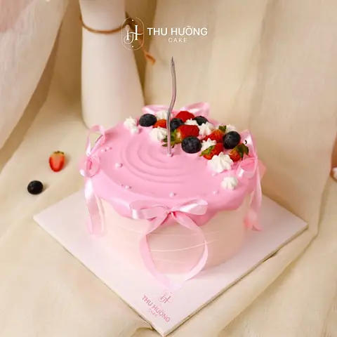 Bánh Sinh Nhật Mini Trang Trí Hoa Quả Đẹp